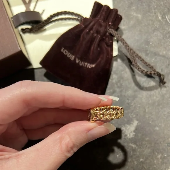 ✨ Louis Vuitton ID Chain Ring - Picture 6 of 10